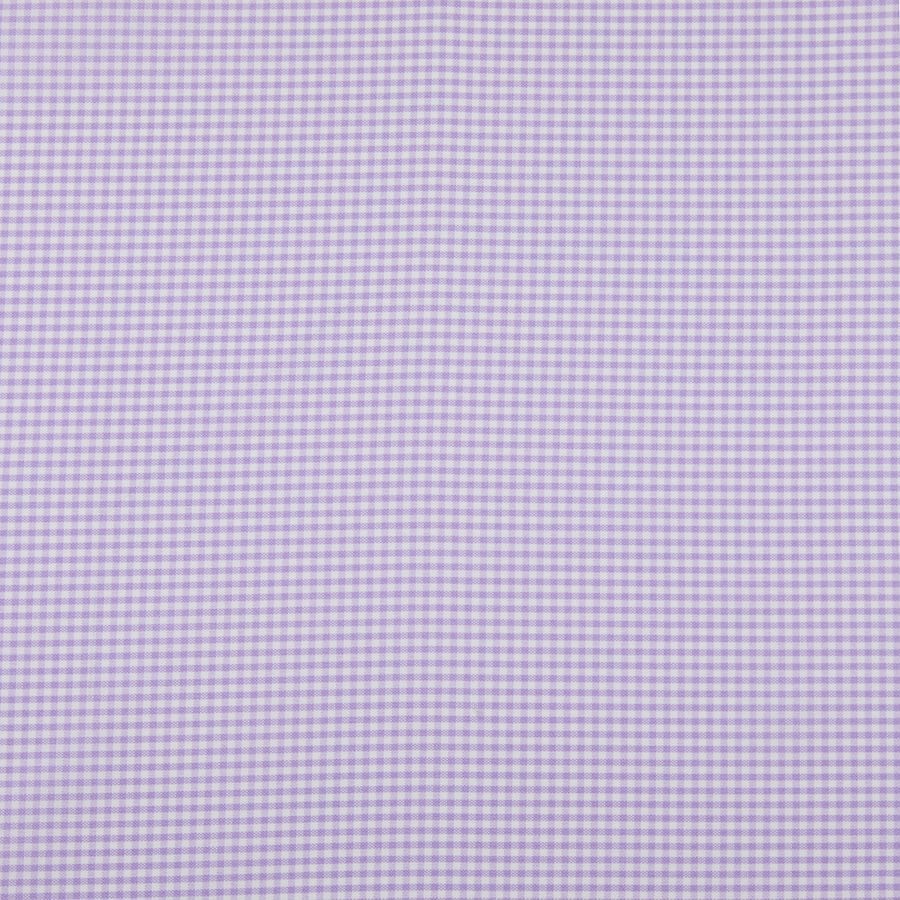Specialty Lilac Gingham Mini Check tablecloth